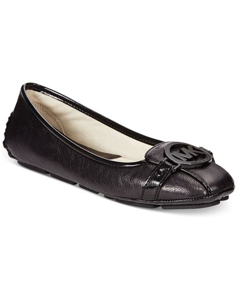 michael kors black flat|Michael Kors denim flats.